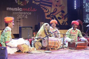 Legendary Sindhi percussionist and singer Mai Dhai from Thar Desert performs at Music Mela.